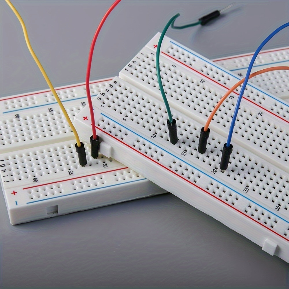 Breadboard Kit for Arduino/ESP32/STM32, 830/400/170 Points MB-102 Solderless Prototype Board Set for Circuit Design and Testing