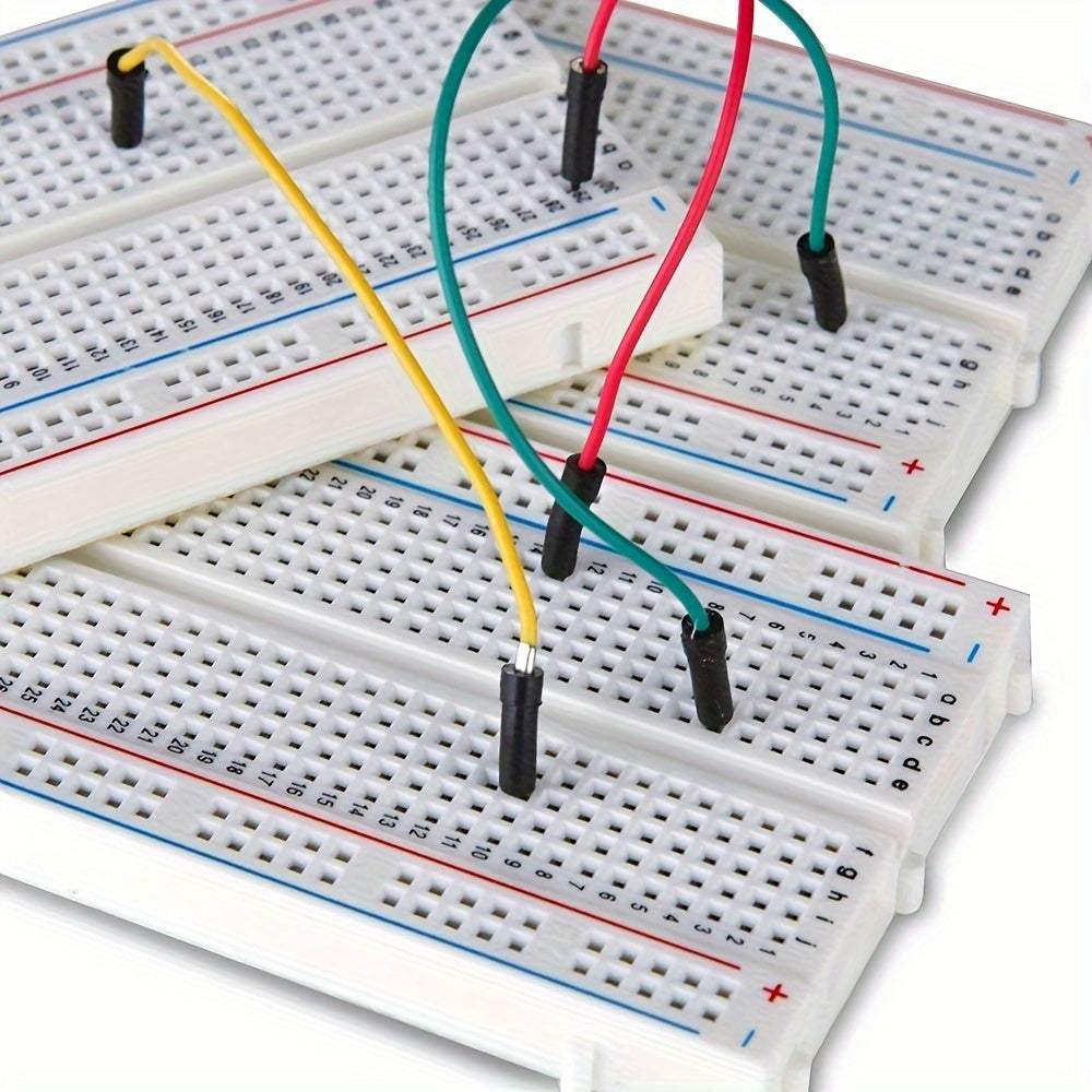 Breadboard Kit for Arduino/ESP32/STM32, 830/400/170 Points MB-102 Solderless Prototype Board Set for Circuit Design and Testing