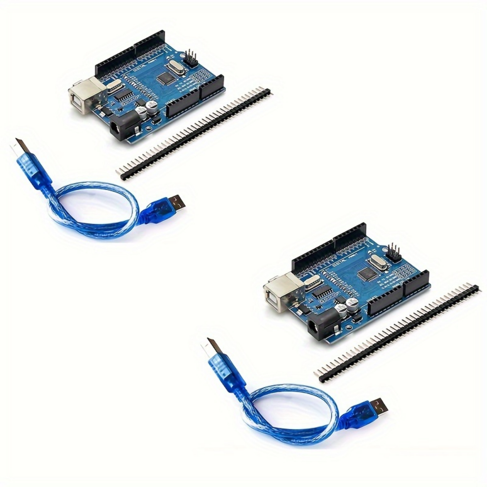 Arduino UNO R3 Square/MICRO/Type-C Port Compatible with ATmega328P, Ideal for Arduino Beginners, Embedded Developers, and PCB Designers，Operating Voltage ≤36V