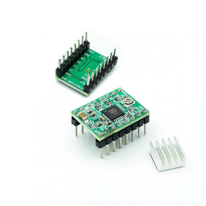 1pc/4pcs Reprap Stepper Driver A4988 DRV8825 with Heatsink, 3D Printer Microstepping Motor Driver, 5 Selectable Step Modes