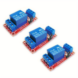 3/5pcs 5V/12V Relay Module 1 Channel Relay Board with Opto-Isolated High or Low Level Trigger for Raspberry Pi and Arduino