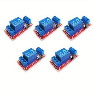 3/5pcs 5V/12V Relay Module 1 Channel Relay Board with Opto-Isolated High or Low Level Trigger for Raspberry Pi and Arduino