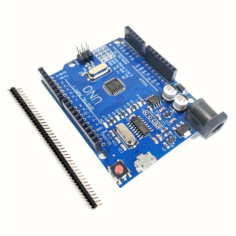 Arduino UNO R3 Square/MICRO/Type-C Port Compatible with ATmega328P, Ideal for Arduino Beginners, Embedded Developers, and PCB Designers，Operating Voltage ≤36V