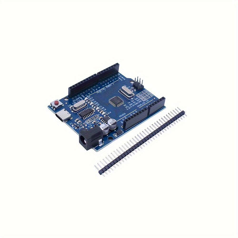 Arduino UNO R3 Square/MICRO/Type-C Port Compatible with ATmega328P, Ideal for Arduino Beginners, Embedded Developers, and PCB Designers，Operating Voltage ≤36V